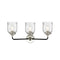 Innovations Lighting Small Bell 3 Light Bath Vanity Light Part Of The Nouveau Collection 284-3W-BPN-G54