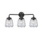 Chatham Bath Vanity Light shown in the Oil Rubbed Bronze finish with a Clear shade