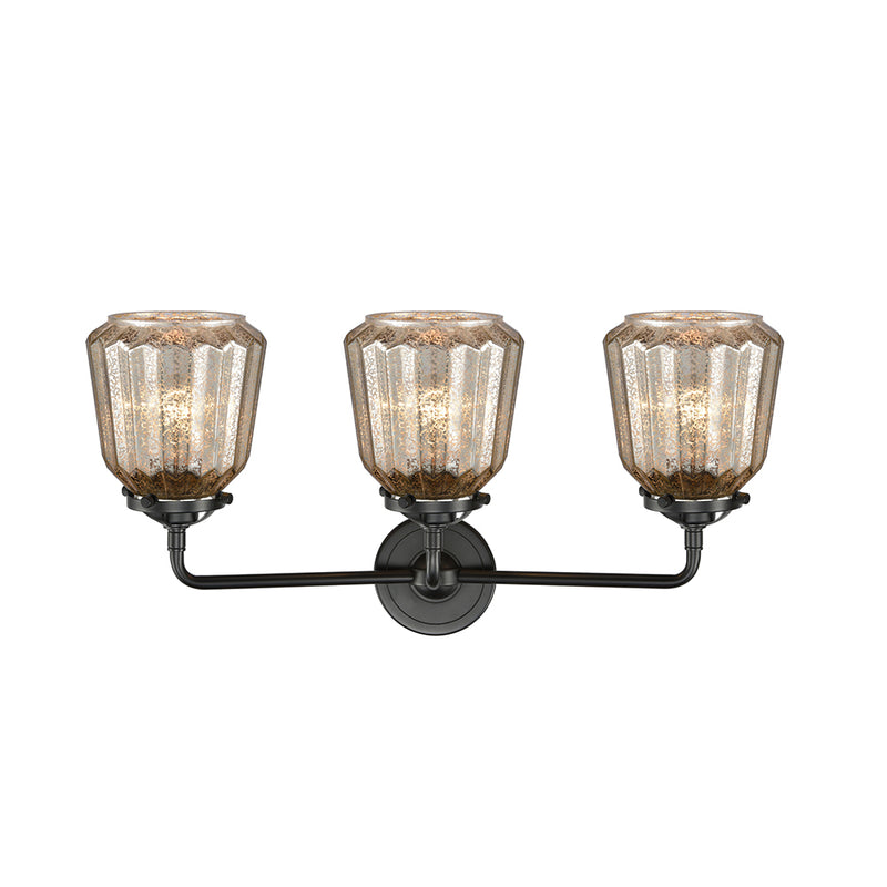 Innovations Lighting Chatham 3 Light Bath Vanity Light Part Of The Nouveau Collection 284-3W-OB-G146-LED