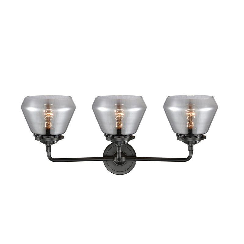 Innovations Lighting Fulton 3 Light Bath Vanity Light Part Of The Nouveau Collection 284-3W-OB-G173-LED