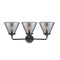 Innovations Lighting Large Cone 3 Light Bath Vanity Light Part Of The Nouveau Collection 284-3W-OB-G43-LED