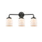 Bell Bath Vanity Light shown in the Oil Rubbed Bronze finish with a Matte White shade