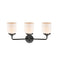 Innovations Lighting Small Bell 3 Light Bath Vanity Light Part Of The Nouveau Collection 284-3W-OB-G51-LED