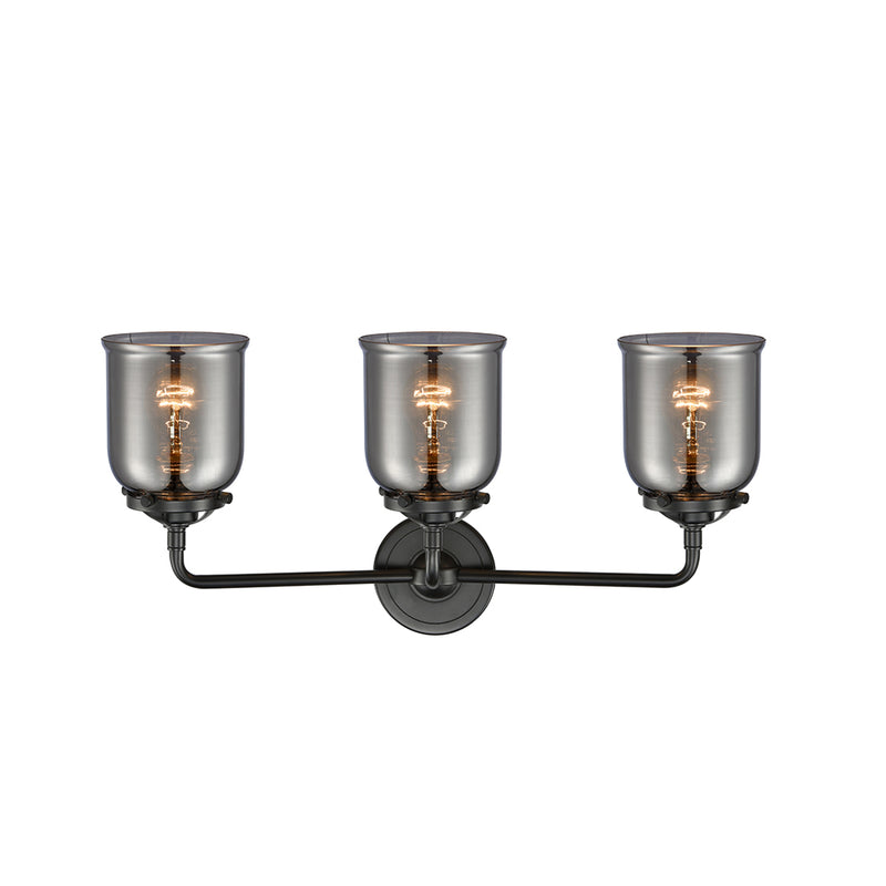 Innovations Lighting Small Bell 3 Light Bath Vanity Light Part Of The Nouveau Collection 284-3W-OB-G53-LED