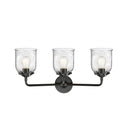 Innovations Lighting Small Bell 3 Light Bath Vanity Light Part Of The Nouveau Collection 284-3W-OB-G54-LED
