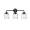 Bell Bath Vanity Light shown in the Oil Rubbed Bronze finish with a Seedy shade