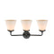 Innovations Lighting Small Cone 3 Light Bath Vanity Light Part Of The Nouveau Collection 284-3W-OB-G61-LED
