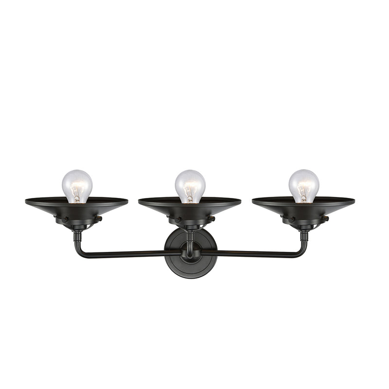 Innovations Lighting Railroad 3 Light Bath Vanity Light Part Of The Nouveau Collection 284-3W-OB-M5-OB-LED