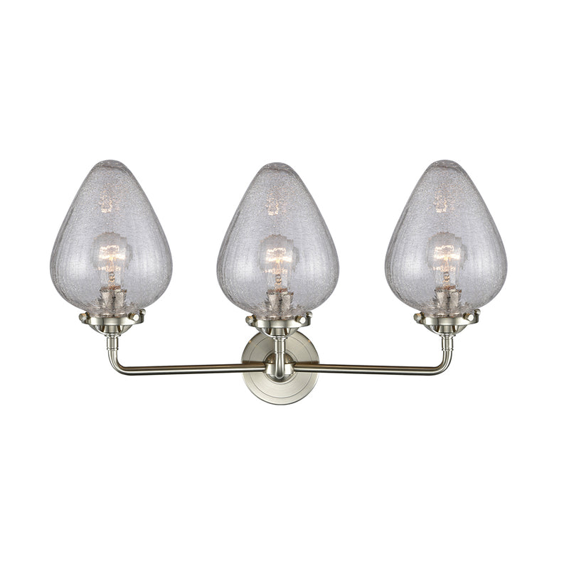 Innovations Lighting Geneseo 3 Light Bath Vanity Light Part Of The Nouveau Collection 284-3W-SN-G165