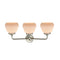 Innovations Lighting Fulton 3 Light Bath Vanity Light Part Of The Nouveau Collection 284-3W-SN-G171