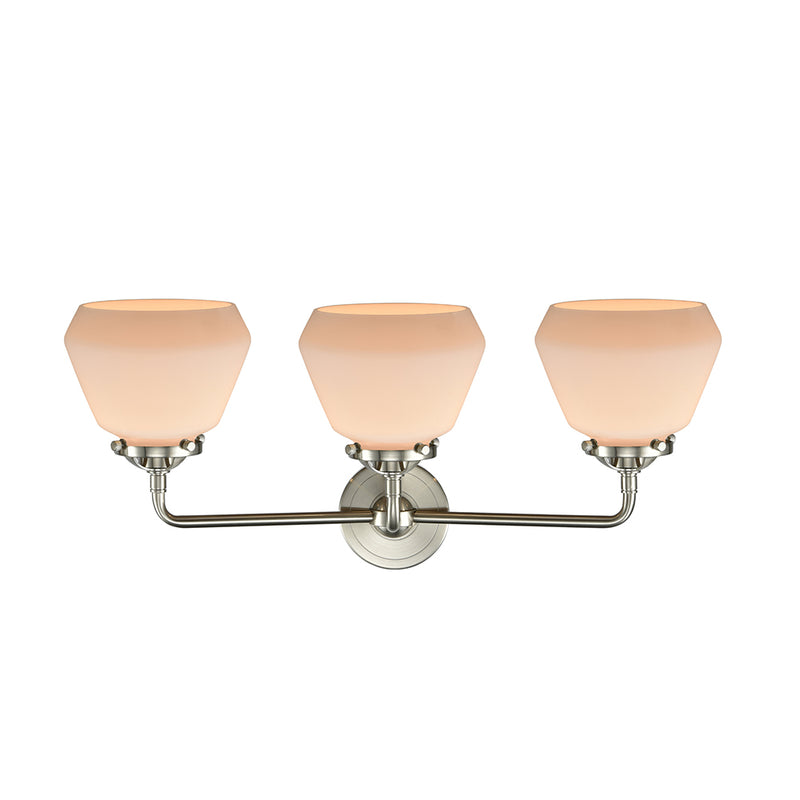 Innovations Lighting Fulton 3 Light Bath Vanity Light Part Of The Nouveau Collection 284-3W-SN-G171-LED