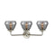 Innovations Lighting Fulton 3 Light Bath Vanity Light Part Of The Nouveau Collection 284-3W-SN-G173-LED