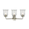 Innovations Lighting Canton 3 Light Bath Vanity Light Part Of The Nouveau Collection 284-3W-SN-G184