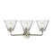 Innovations Lighting Large Cone 3 Light Bath Vanity Light Part Of The Nouveau Collection 284-3W-SN-G42
