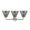 Innovations Lighting Large Cone 3 Light Bath Vanity Light Part Of The Nouveau Collection 284-3W-SN-G43-LED
