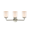 Innovations Lighting Small Bell 3 Light Bath Vanity Light Part Of The Nouveau Collection 284-3W-SN-G51