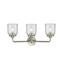 Innovations Lighting Small Bell 3 Light Bath Vanity Light Part Of The Nouveau Collection 284-3W-SN-G52