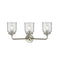 Innovations Lighting Small Bell 3 Light Bath Vanity Light Part Of The Nouveau Collection 284-3W-SN-G52-LED