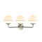 Innovations Lighting Small Oxford 3 Light Bath Vanity Light Part Of The Nouveau Collection 284-3W-SN-G531