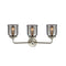 Innovations Lighting Small Bell 3 Light Bath Vanity Light Part Of The Nouveau Collection 284-3W-SN-G53-LED