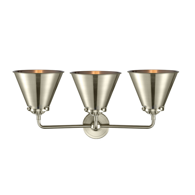 Innovations Lighting Appalachian 3 Light Bath Vanity Light Part Of The Nouveau Collection 284-3W-SN-M13-SN