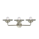 Innovations Lighting Railroad 3 Light Bath Vanity Light Part Of The Nouveau Collection 284-3W-SN-M2-SN-LED