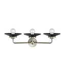 Innovations Lighting Railroad 3 Light Bath Vanity Light Part Of The Nouveau Collection 284-3W-SN-M6-BK-LED