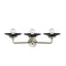 Innovations Lighting Railroad 3 Light Bath Vanity Light Part Of The Nouveau Collection 284-3W-SN-M6-BK