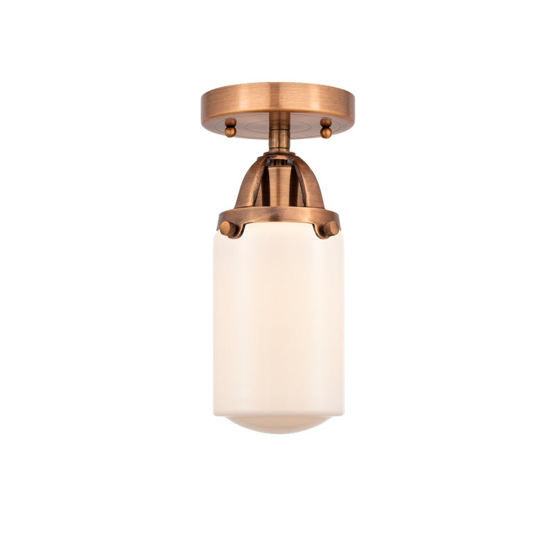Innovations Lighting Dover 1 Light 4.5" Semi-Flush Mount 288-1C-AC-G311