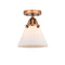 Innovations Lighting Large Cone 1 Light 7.75" Semi-Flush Mount 288-1C-AC-G41