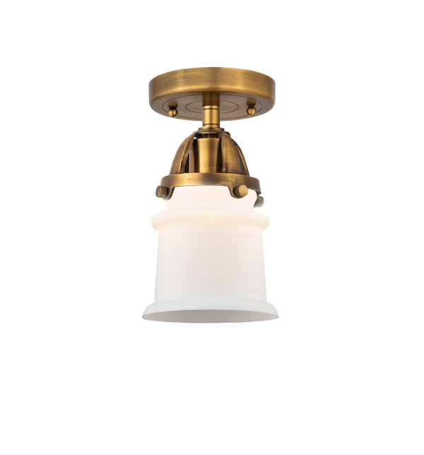 Innovations Lighting Small Canton 1 Light 5.25" Semi-Flush Mount 288-1C-BB-G181S-LED