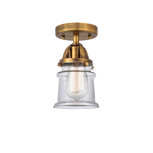 Innovations Lighting Small Canton 1 Light 5.25" Semi-Flush Mount 288-1C-BB-G182S