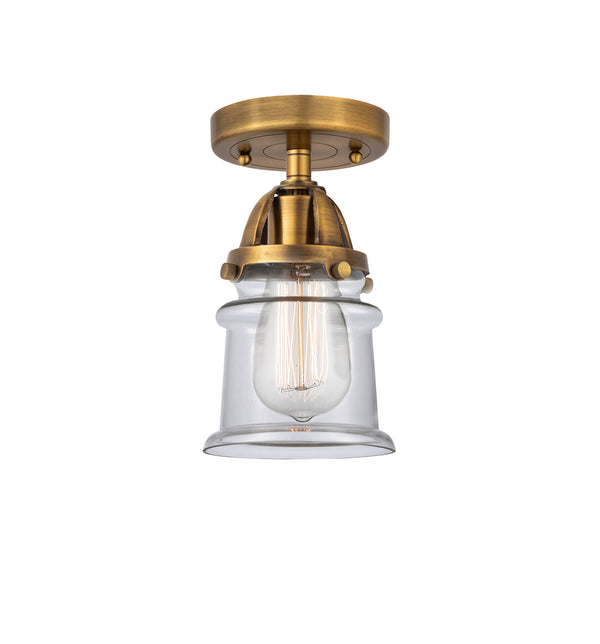 Innovations Lighting Small Canton 1 Light 5.25" Semi-Flush Mount 288-1C-BB-G182S-LED