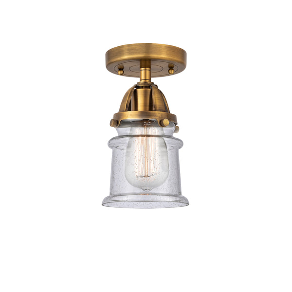 Innovations Lighting Small Canton 1 Light 5.25" Semi-Flush Mount 288-1C-BB-G184S