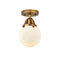 Innovations Lighting Beacon 1 Light 6" Semi-Flush Mount 288-1C-BB-G201-6