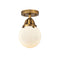 Innovations Lighting Beacon 1 Light 6" Semi-Flush Mount 288-1C-BB-G201-6-LED