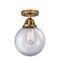 Innovations Lighting Beacon 1 Light 8" Semi-Flush Mount 288-1C-BB-G202-8-LED