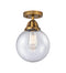 Innovations Lighting Beacon 1 Light 8" Semi-Flush Mount 288-1C-BB-G204-8-LED