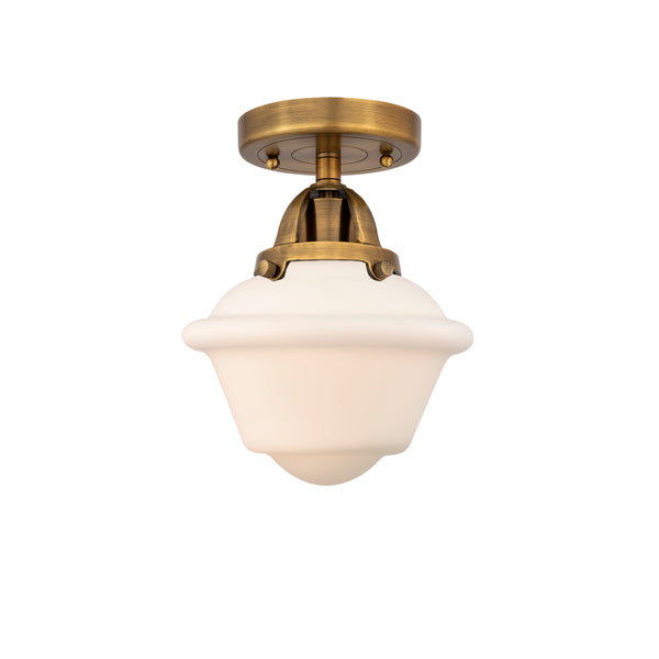 Innovations Lighting Small Oxford 1 Light 7.5" Semi-Flush Mount 288-1C-BB-G531