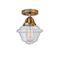 Innovations Lighting Small Oxford 1 Light 7.5" Semi-Flush Mount 288-1C-BB-G534