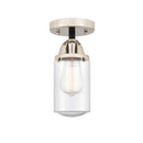 Innovations Lighting Dover 1 Light 4.5" Semi-Flush Mount 288-1C-BPN-G314