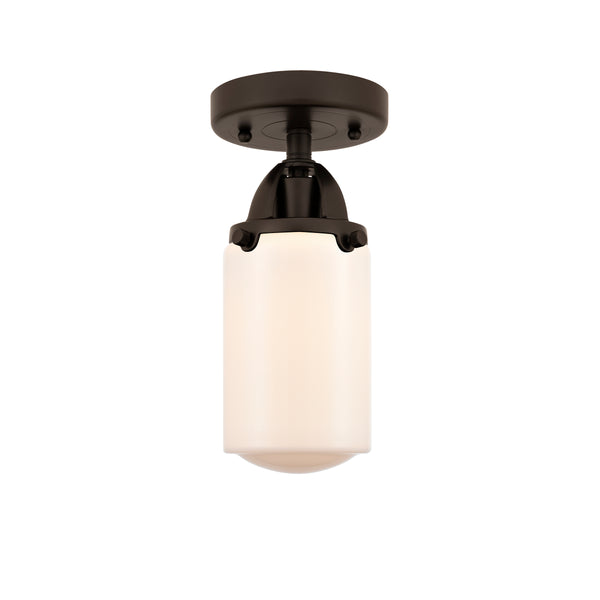 Innovations Lighting Dover 1 Light 4.5" Semi-Flush Mount 288-1C-OB-G311