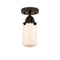 Innovations Lighting Dover 1 Light 4.5" Semi-Flush Mount 288-1C-OB-G311