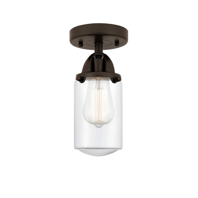 Innovations Lighting Dover 1 Light 4.5" Semi-Flush Mount 288-1C-OB-G312