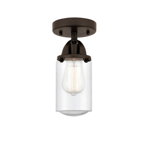 Innovations Lighting Dover 1 Light 4.5" Semi-Flush Mount 288-1C-OB-G314