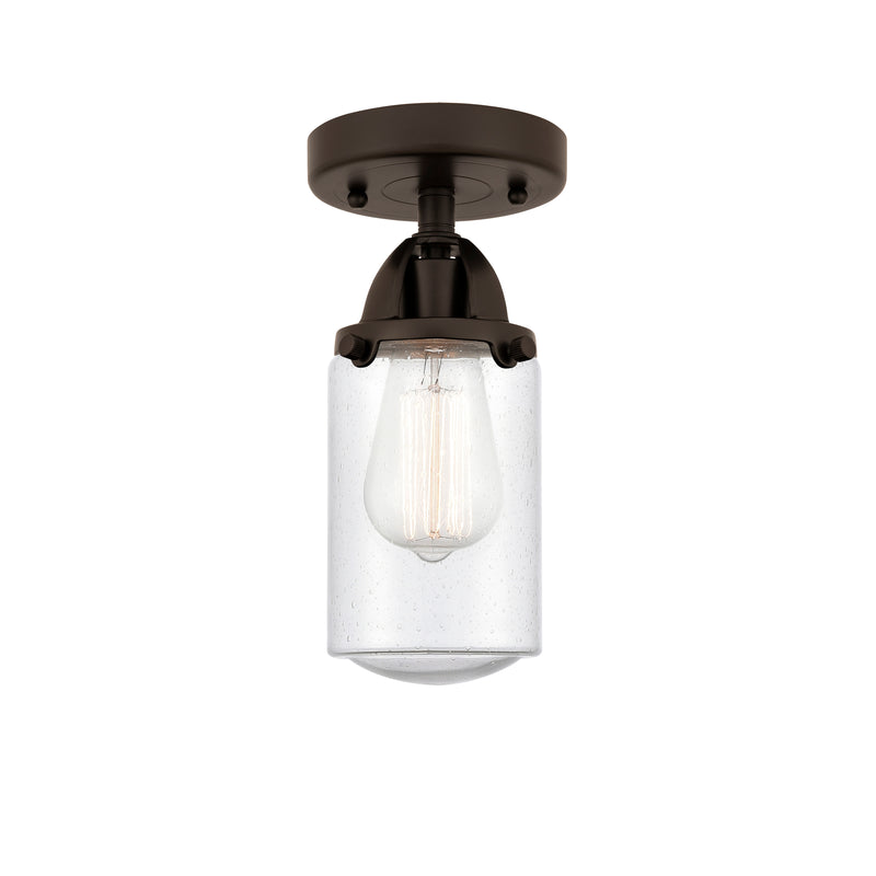Innovations Lighting Dover 1 Light 4.5" Semi-Flush Mount 288-1C-OB-G314