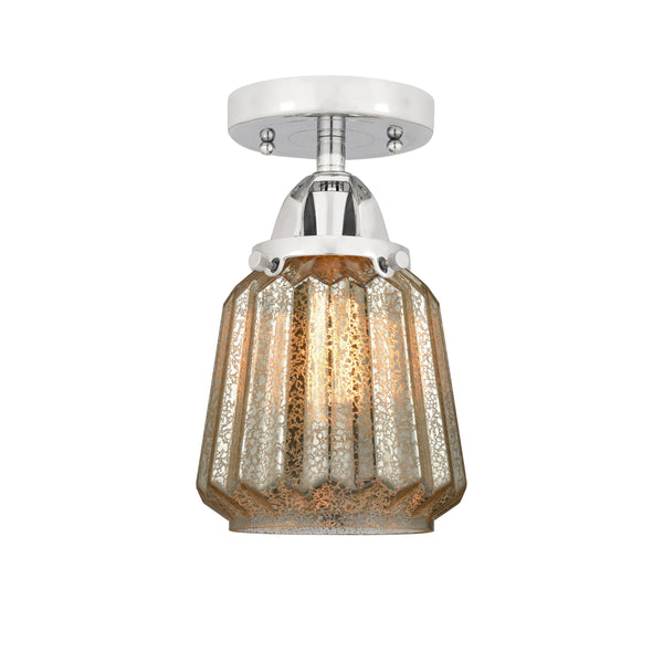 Innovations Lighting Chatham 1 Light 6" Semi-Flush Mount 288-1C-PC-G146