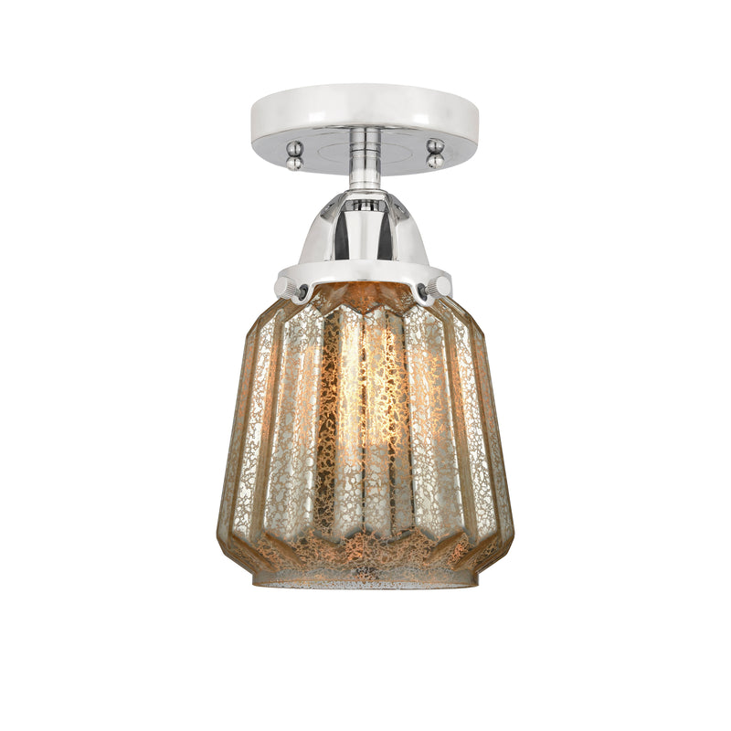 Innovations Lighting Chatham 1 Light 6" Semi-Flush Mount 288-1C-PC-G146