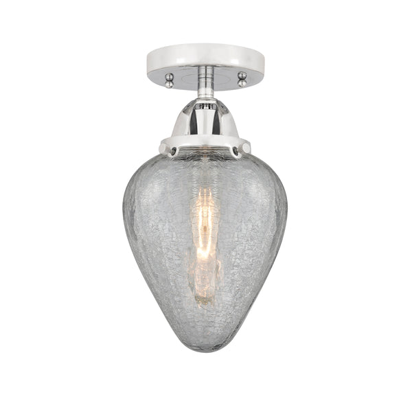 Innovations Lighting Geneseo 1 Light 6.5" Semi-Flush Mount 288-1C-PC-G165