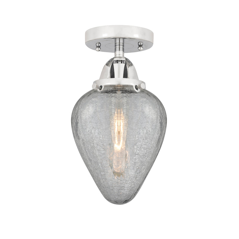 Innovations Lighting Geneseo 1 Light 6.5" Semi-Flush Mount 288-1C-PC-G165